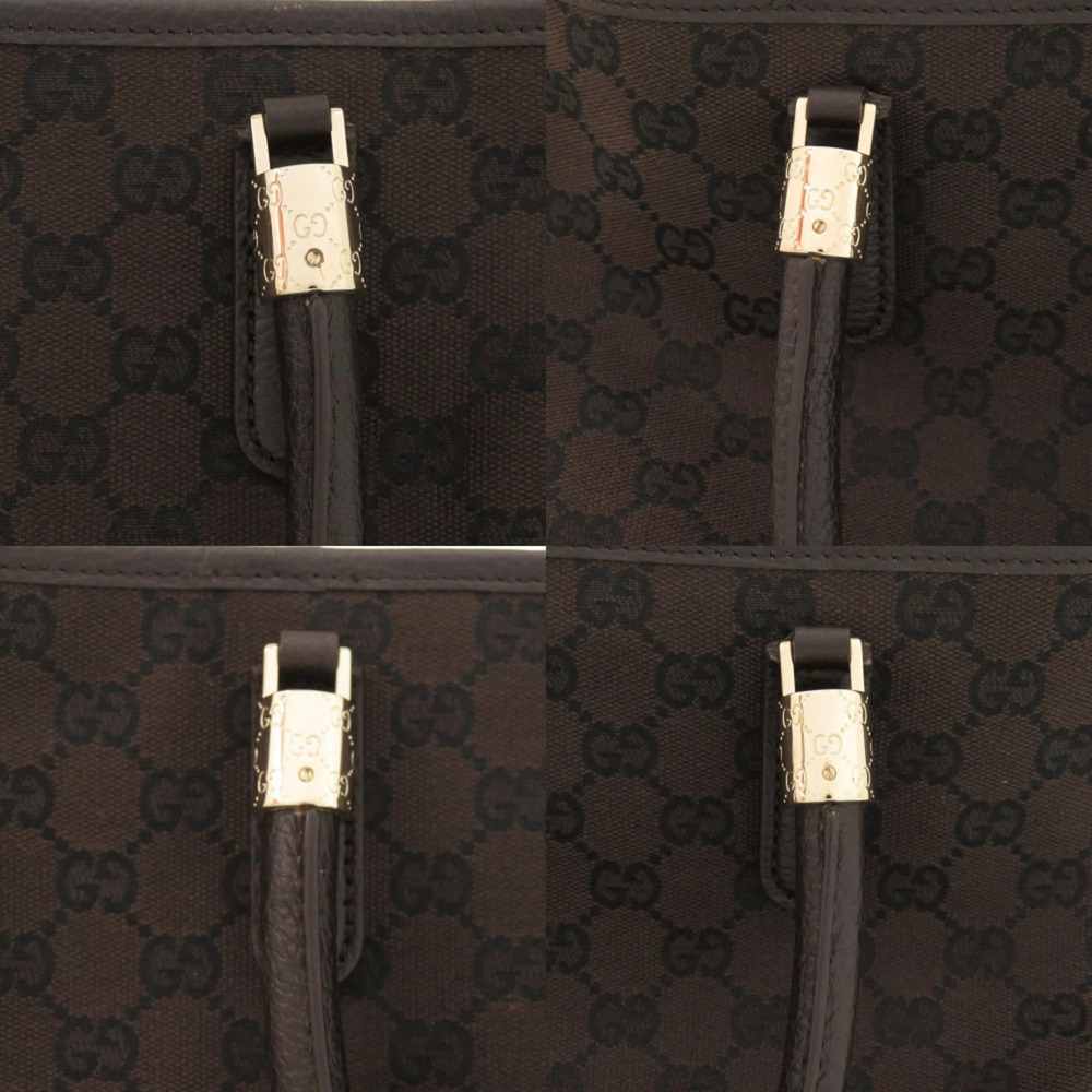 GUCCI Authentic Brown Canvas Tote Bag - Picture 8 of 8